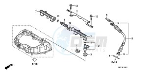 CBR1000RRA UK - (E / MKH) drawing INJECTOR