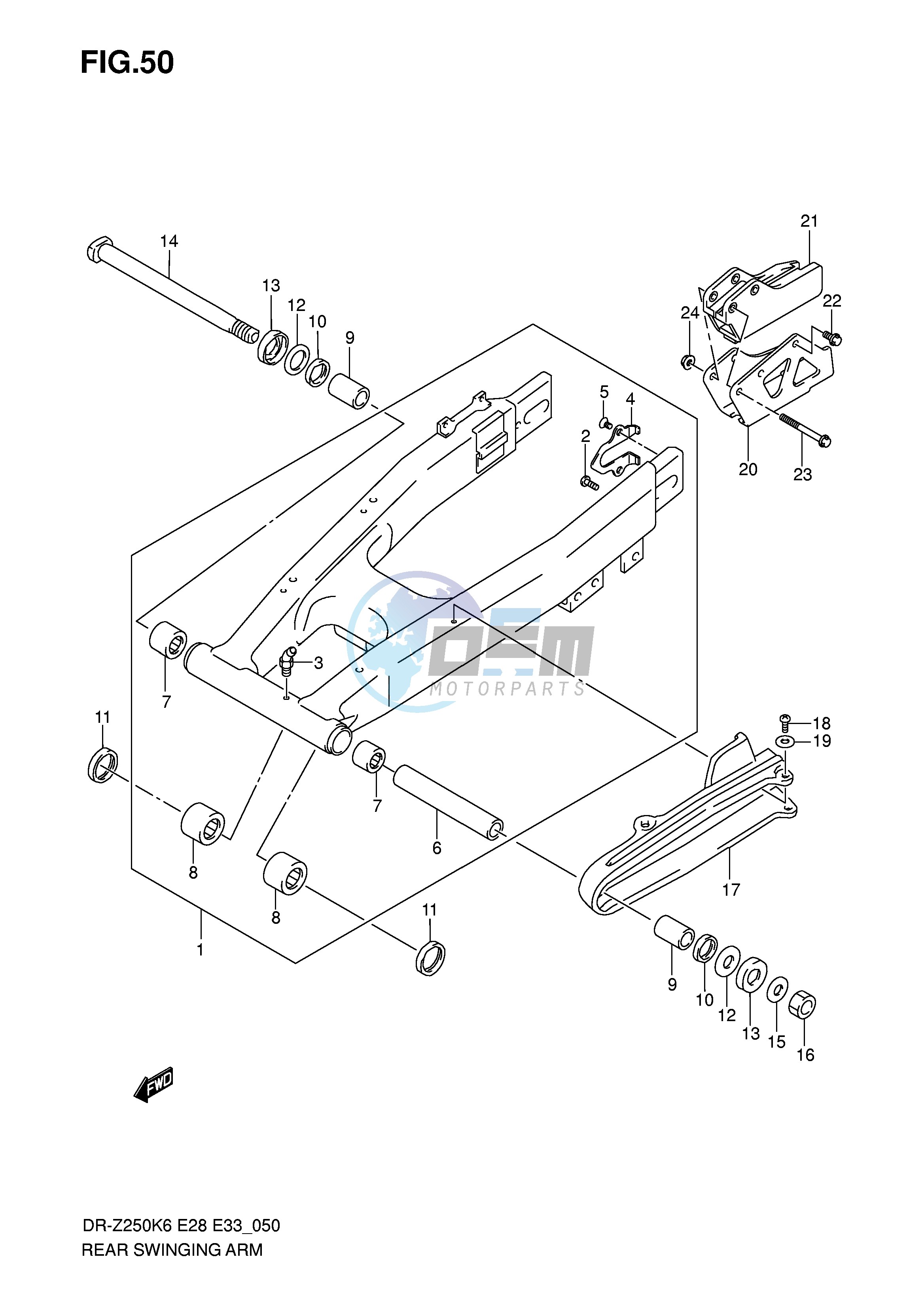 REAR SWINGING ARM