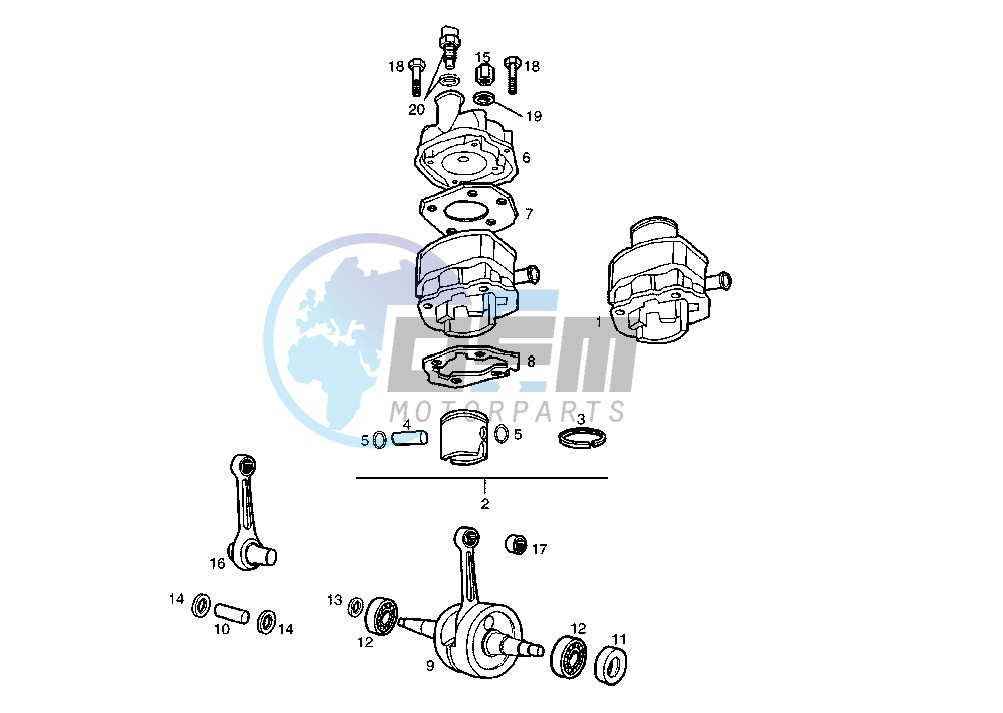 CRANKSHAFT-CYLINDER