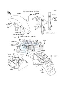 ZZR1200 ZX1200-C4H XX (EU ME A(FRICA) drawing Fenders