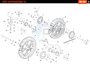 MRT-50-SM-WHITE drawing WHEEL - BRAKES