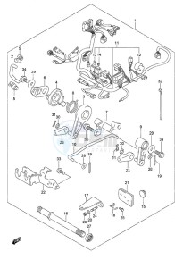 DF 9.9B drawing Remote Control Parts