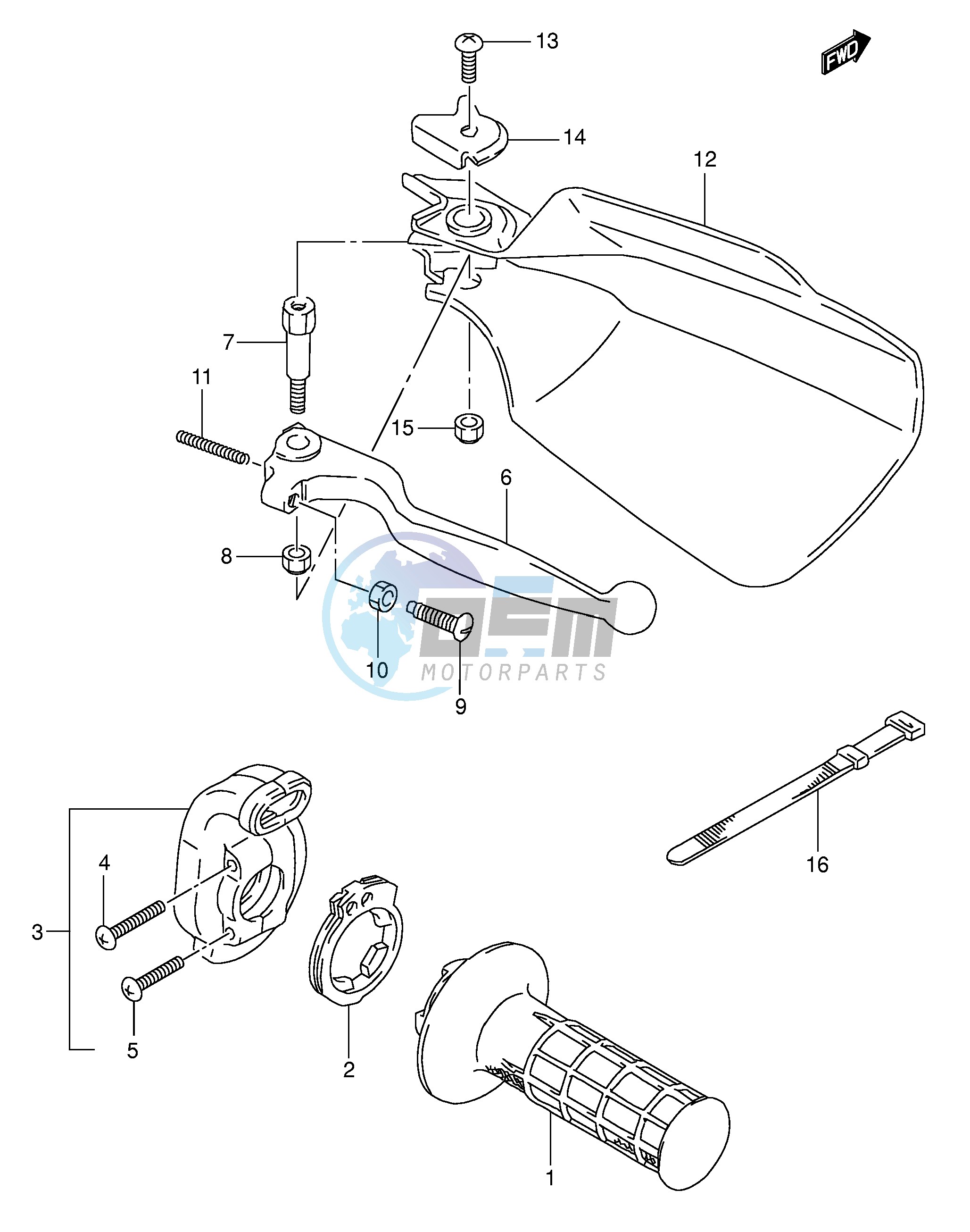 RIGHT HANDLE LEVER