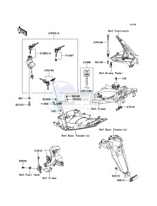 ER-6n ABS ER650B7F GB XX (EU ME A(FRICA) drawing Ignition Switch