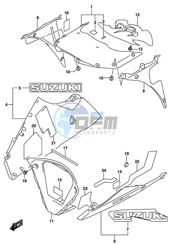 UNDER COWLING (GSX-R1000AL8 E21)