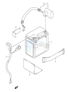 VL250 (E19) drawing BATTERY