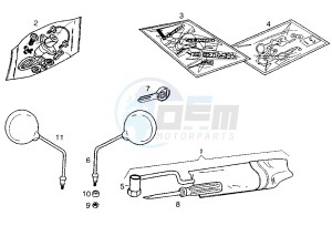 SENDA SM - 50 cc drawing REPAIR TOOLS-GASKET SET