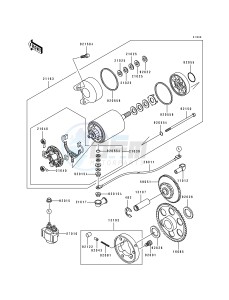 ZL 600 B [ELIMINATOR 600] (B2-B3) [ELIMINATOR 600] drawing STARTER MOTOR