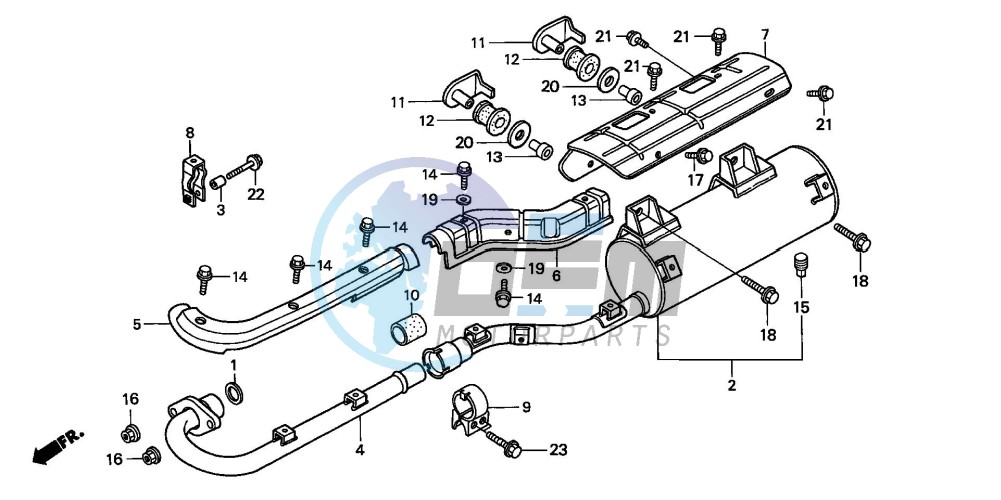 EXHAUST MUFFLER