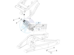 RS 125 Replica E4 ABS (APAC) drawing Shock absorber