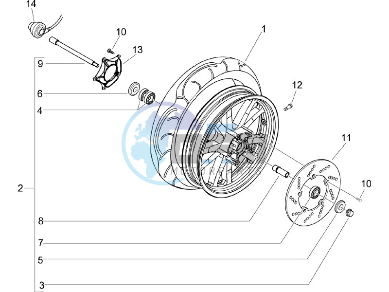 Front wheel