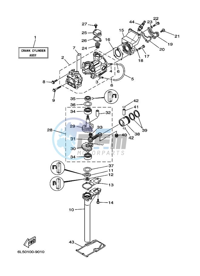 CYLINDER--CRANKCASE