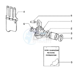 Runner 125 FX 2t drawing Carburettor