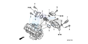 CB600F3A France - (F / CMF ST) drawing THERMOSTAT