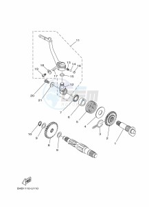 YZ85LW YZ80 (B0GL) drawing STARTER