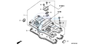 CB13009 SI / MME TWO - (SI / MME TWO) drawing CYLINDER HEAD COVER