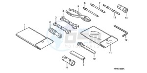 CBR125RWA Europe Direct - (ED / WH) drawing TOOL