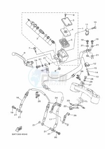 MT-07 MTN690 (BATX) drawing FRONT MASTER CYLINDER