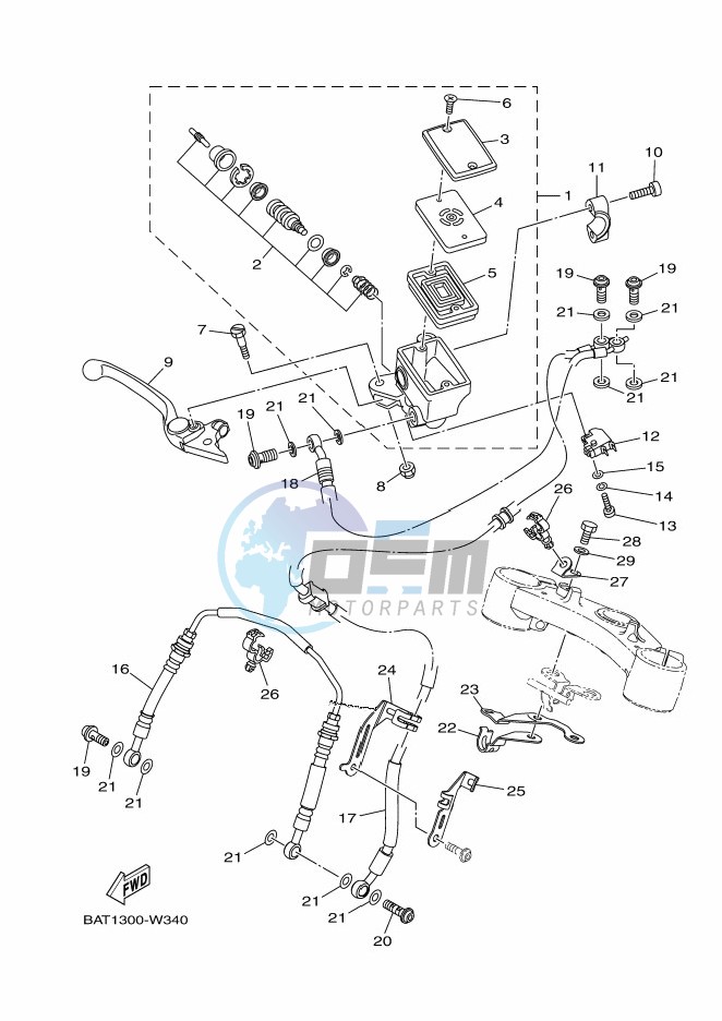 FRONT MASTER CYLINDER