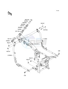 VN 2000 A [VULCAN 2000] (A6F-A7F) A6F drawing FRAME