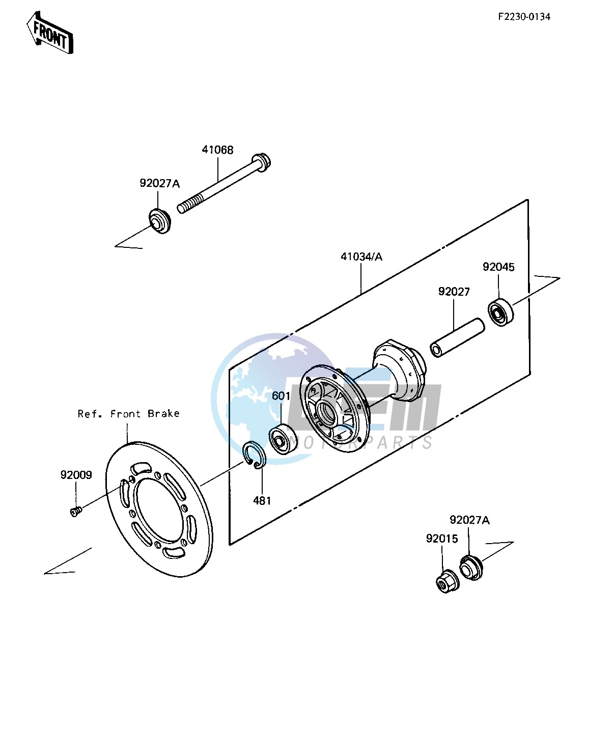 FRONT HUB