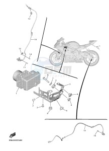 YZF-R6 YZF600 R6 (BN64) drawing ELECTRICAL 3