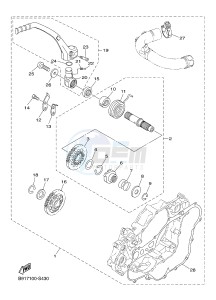 WR450F (2GCC) drawing PARTS OPTION (KICK STARTER)