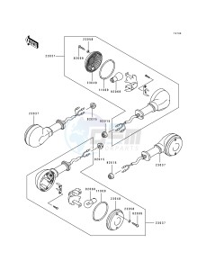 EL 250 E [ELIMINATER 250] (E1-E4) [ELIMINATER 250] drawing TURN SIGNALS