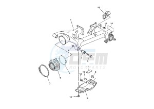 ATV 400 drawing REAR ARM