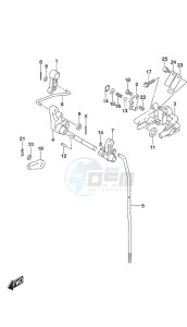 DF 30A drawing Clutch Rod Remote Control