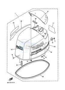 F50A drawing TOP-COWLING