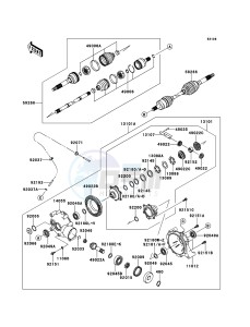 MULE_610_4X4 KAF400ACF EU drawing Drive Shaft-Front