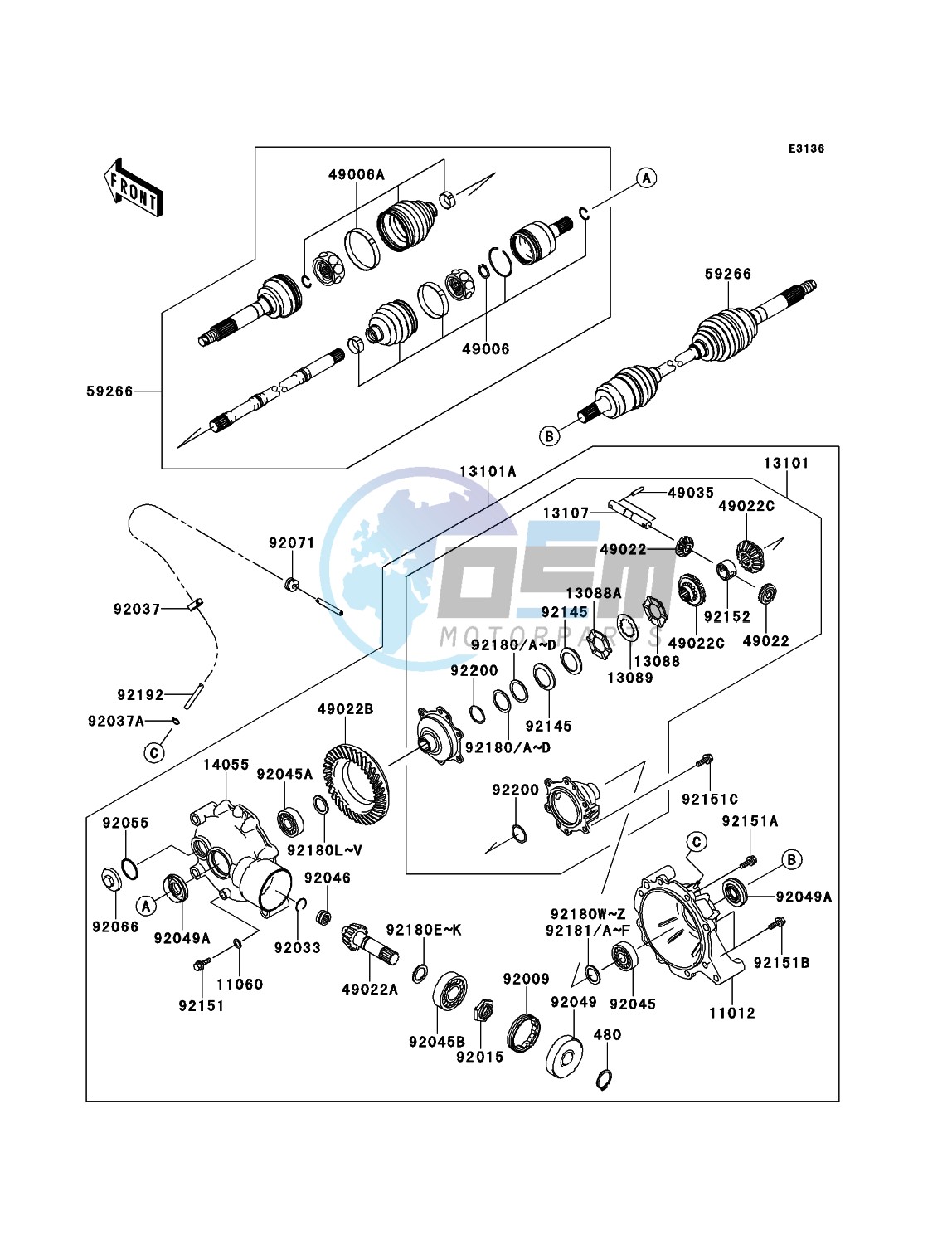 Drive Shaft-Front