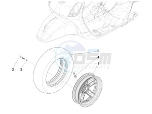 LX 125 4T 3V IE NOABS E3 (APAC) drawing Front wheel