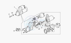 MGS-01 1200 Corsa Corsa drawing Starter motor