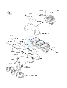 JT 1100 F [1100 STX D.I.] (F1-F2) [1100 STX D.I.] drawing FUEL INJECTION