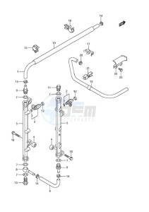 DF 300A drawing Fuel Injector