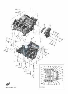 NIKEN GT MXT890D (BFD1) drawing CRANKCASE