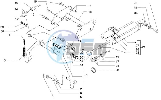 Electrohydraulic stand