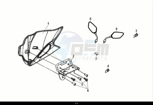 JET4 RX 50 (XE05W3-EU) (E5) (M1) drawing HANDLE PIPE - HANDLE COVER