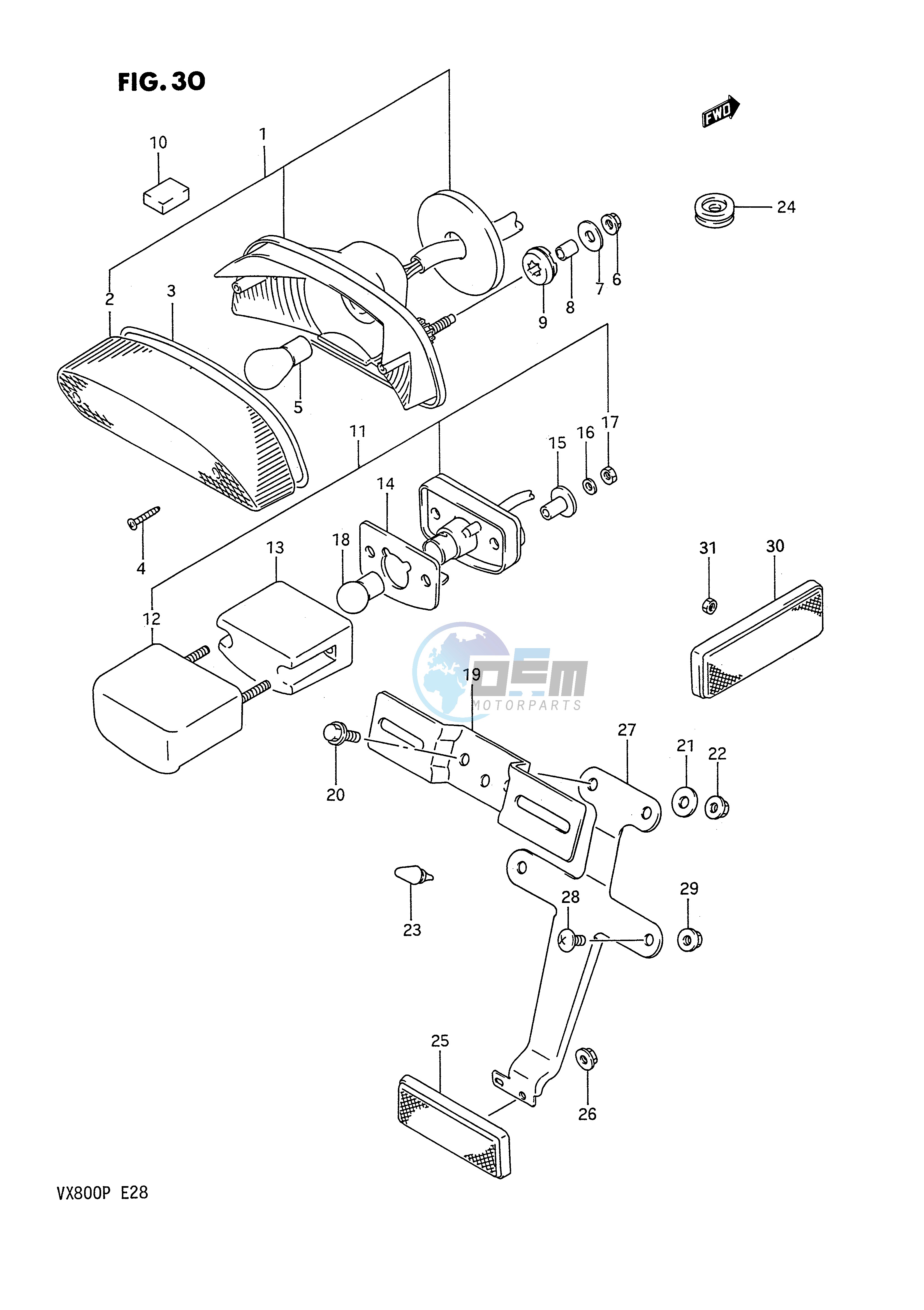 REAR COMBINATION LAMP