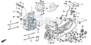 NSS250EX FORZA EX drawing CRANKCASE