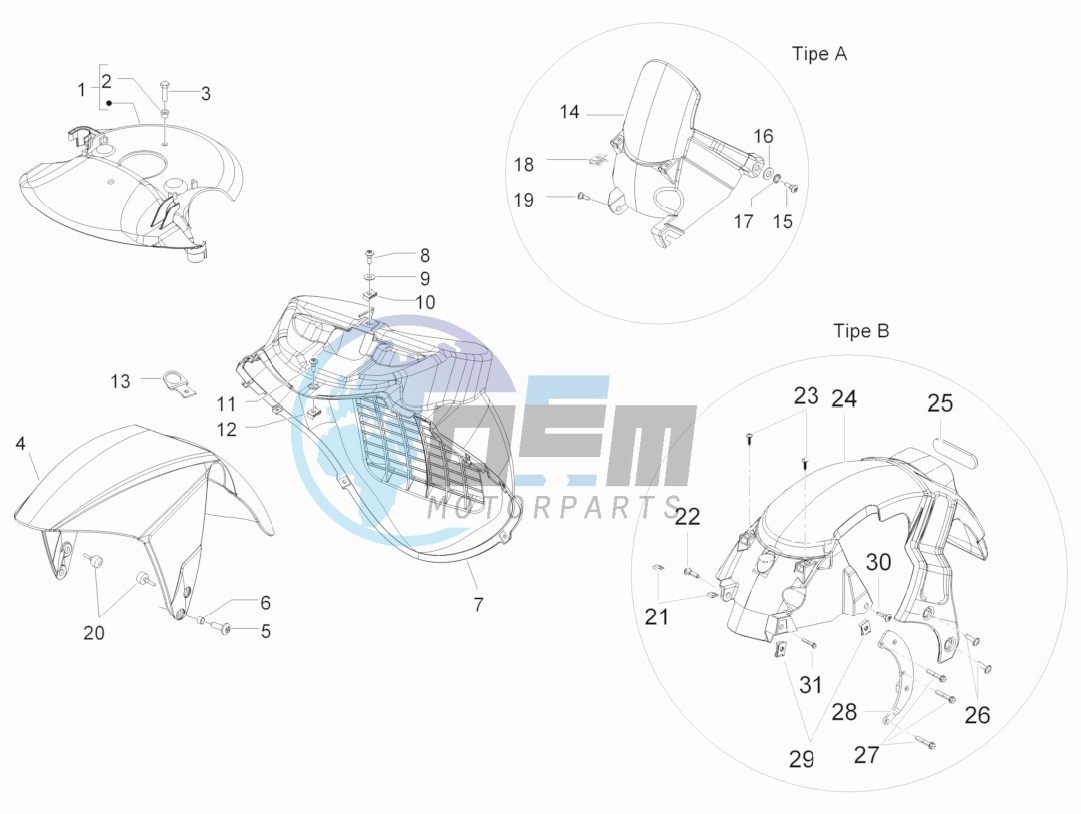 Wheel housing - Mudguard