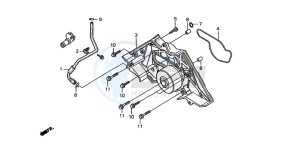 ST1100 drawing WATER PUMP (ST1100N/P/R/AN/AP/AR)