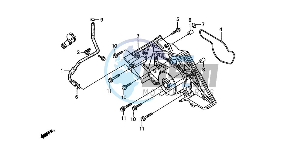 WATER PUMP (ST1100N/P/R/AN/AP/AR)