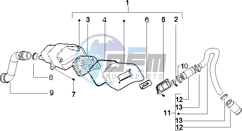 Secondairy air box