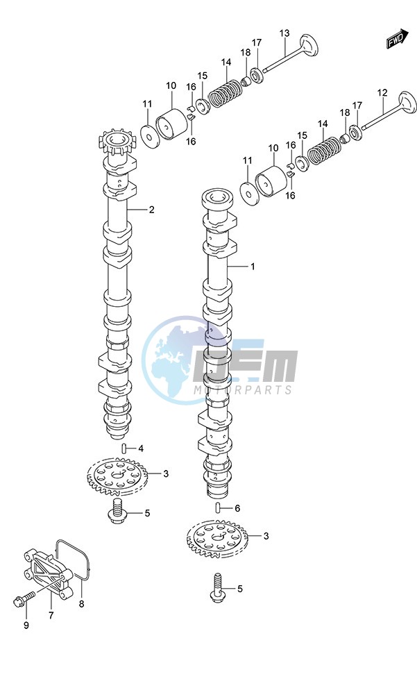 Camshaft (Model: TG/ZG)