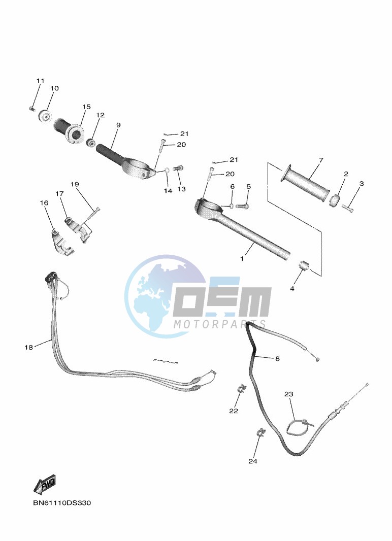 STEERING HANDLE & CABLE