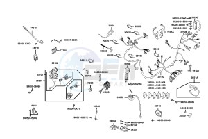 XCITING 400 drawing Wire Harnass