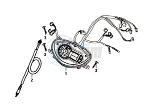 SYMPHONY SR 50 (L8) NL drawing DASHBOARD / METER CABLE  / WIRE HARNESS